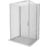 Mexen Exo-R 3S cabine de douche 3 parois pivotante 150 x 85 cm, transparent, chromé - 819-150-085-01-00-3S