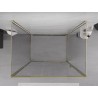 Mexen Exo-R 3S cabine de douche 3 parois pivotante 115 x 95 cm, transparent, or - 819-115-095-50-00-3S