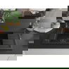 Mexen Elias évier en granit à 1 cuve avec égouttoir 795 x 480 mm, Noir, siphon Noir - 6511791005-77-B