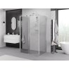 Mexen Exo-S 3S cabine de douche à 3 parois coulissantes 100 x 70 cm, transparent, chrome - 8151-100-070-01-00-3S
