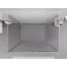 Mexen Exo-S 3S cabine de douche 3 parois coulissantes 120 x 75 cm, transparent, chrome - 8151-120-075-01-00-3S