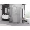 Mexen Exo-3S cabine de douche à 3 parois coulissante 115 x 85 cm, transparent, chrome - 8151-115-085-01-00-3S