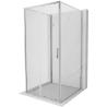 Mexen Exo-3S cabine de douche à 3 parois coulissante 95 x 95 cm, transparent, chromée - 8151-095-095-01-00-3S