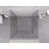 Mexen Exo-3S cabine de douche à 3 parois coulissante 100 x 100 cm, transparent, chrome - 8151-100-100-01-00-3S