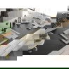 Mexen Enzo évier en granit 1 bac avec égouttoir et robinet de cuisine Duero, beige - 6506-69-671600-70