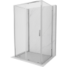 Mexen Exo-S 3S cabine de douche à 3 côtés coulissante 180 x 120 cm, transparent, chromé - 8151-180-120-01-00-3S