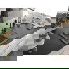 Mexen Enzo évier en granit 1 bac avec égouttoir et robinet de cuisine Duero, gris - 6506-71-671600-70-B