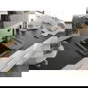 Mexen Enzo évier en granit 1 bac avec égouttoir et mitigeur de cuisine Duero, noir/doré métallisé - 6506-75-671600-70-B