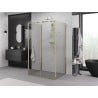 Mexen Exo-3S cabine de douche à 3 parois coulissantes 180 x 120 cm, transparent, or - 8151-180-120-50-00-3S