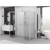 Mexen Exo-S Duo 3S cabine de douche 3 murs coulissante 190 x 70 cm, transparent, chrome - 8152-190-070-01-00-3S