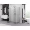 Mexen Exo-3S cabine de douche à 3 parois coulissante 160 x 80 cm, transparent, chromé - 8152-160-080-01-00-3S