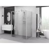 Mexen Exo-S Duo 3S cabine de douche à 3 parois coulissante 140 x 95 cm, transparent, chrome - 8152-140-095-01-00-3S