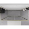 Mexen Exo-S Duo 3S cabine de douche à 3 parois coulissantes 170 x 90 cm, transparent, or - 8152-170-090-50-00-3S