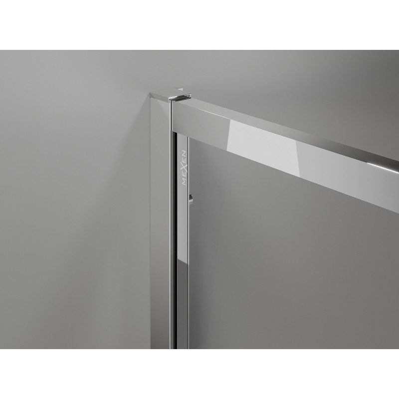 Mexen Exo-3S 3S cabine de douche 3 faces coulissante 95 x 80 cm, transparent, chromé - 8153-095-080-01-00-3S