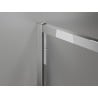 Mexen Exo-3S cabine de douche à 3 parois coulissante 80 x 85 cm, transparent, chromé - 8153-080-085-01-00-3S