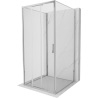 Mexen Exo-3S 3S cabine de douche à trois parois coulissante 85 x 85 cm, transparente, chrome - 8153-085-085-01-00-3S