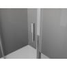 Mexen Exo-3S cabine de douche à 3 parois coulissante 90 x 85 cm, transparent, chromé - 8153-090-085-01-00-3S