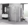 Mexen Exo-3S cabine de douche coulissante à 3 parois 100 x 85 cm, transparent, chrome - 8153-100-085-01-00-3S