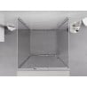 Mexen Exo-3S cabine de douche 3 côtés coulissante 100 x 100 cm, transparent, chrome - 8153-100-100-01-00-3S