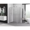 Mexen Exo-3S cabine de douche coulissante 80 x 70 cm, transparent, chrome - 8153-080-070-01-00