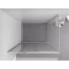 Mexen Exo-3S cabine de douche coulissante 80 x 70 cm, transparent, chrome - 8153-080-070-01-00