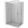 Mexen Exo cabine de douche coulissante 85 x 70 cm, transparent, chromé - 8153-085-070-01-00