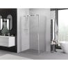 Mexen Exo cabine de douche coulissante 85 x 70 cm, transparent, chromé - 8153-085-070-01-00