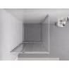 Mexen Exo-3S cabine de douche coulissante 80 x 80 cm, transparente, chromée - 8153-080-080-01-00