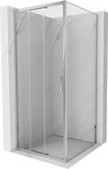 Mexen Exo-3S cabine de douche coulissante 85 x 85 cm, transparent, chrome - 8153-085-085-01-00