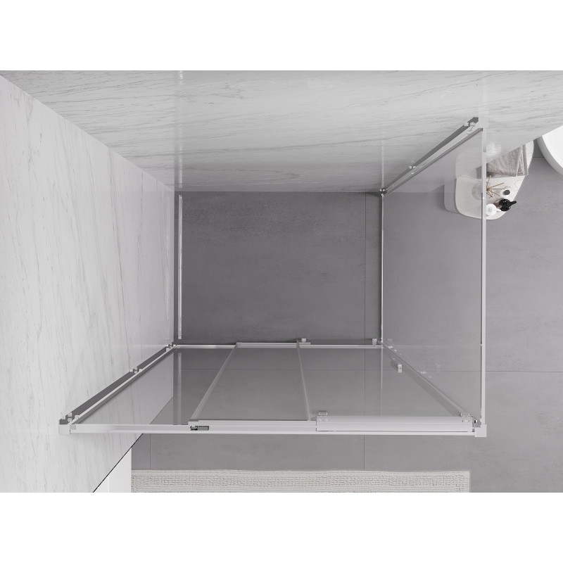 Mexen Exo-3S cabine de douche coulissante 100 x 85 cm, transparent, chrome - 8153-100-085-01-00