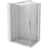 Mexen Exo-3S cabine de douche coulissante 100 x 90 cm, transparente, chromée - 8153-100-090-01-00