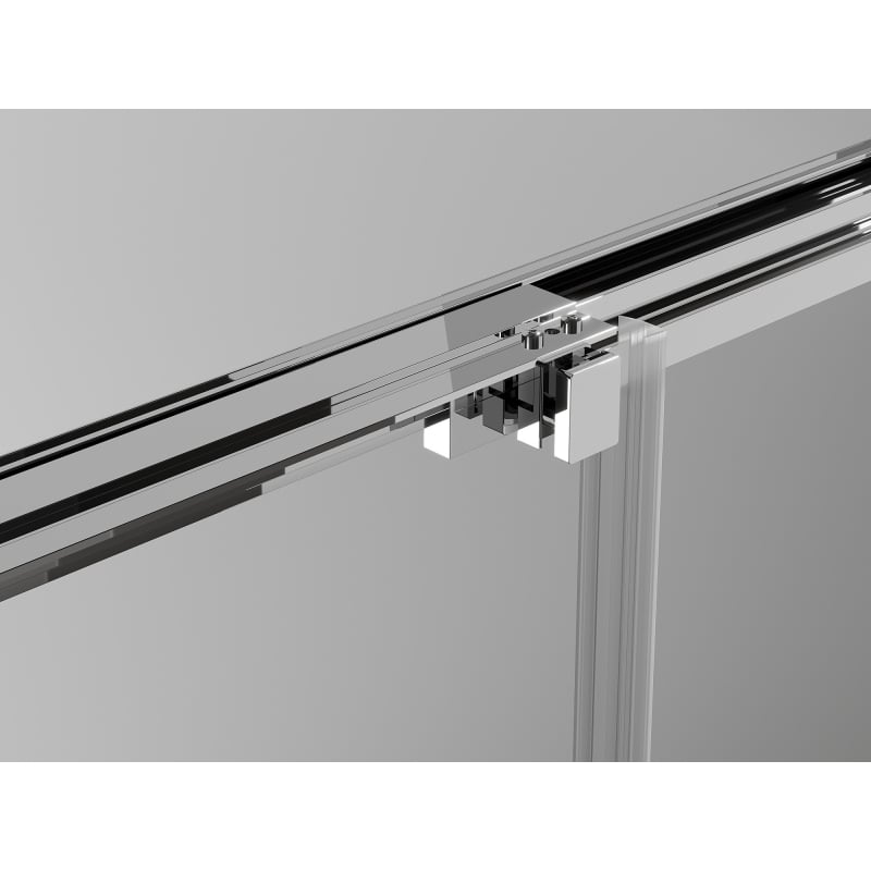 Mexen Exo cabine de douche coulissante 100 x 90 cm, transparent, chrome - 8153-100-090-01-00