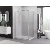 Mexen Exo-3S cabine de douche coulissante 80 x 100 cm, transparent, chromé - 8153-080-100-01-00
