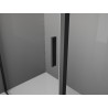 Mexen Exo-3S cabine de douche coulissante 80 x 80 cm, transparente, noire - 8153-080-080-70-00