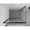 Mexen Exo cabine de douche coulissante 85 x 80 cm, transparent, noir - 8153-085-080-70-00