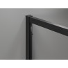 Mexen Exo cabine de douche coulissante 85 x 80 cm, transparent, noir - 8153-085-080-70-00