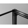 Mexen Exo cabine de douche coulissante 85 x 80 cm, transparent, noir - 8153-085-080-70-00
