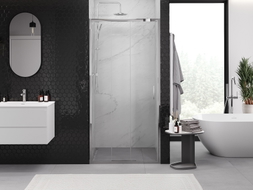 Mexen Exo-3S porte de douche coulissante 75 cm, transparent, chrome - 8153-075-000-01-00
