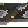 Mexen Kevin évier en granit à 1 cuve avec égouttoir 586 x 458 mm, Beige, siphon Noir - 6517581005-69-B