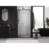 Mexen Exo-3S portes de douche coulissantes 80 cm, transparentes, noires - 8153-080-000-70-00