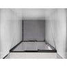 Mexen Exo-3S portes de douche coulissantes 85 cm, transparentes, noires - 8153-085-000-70-00