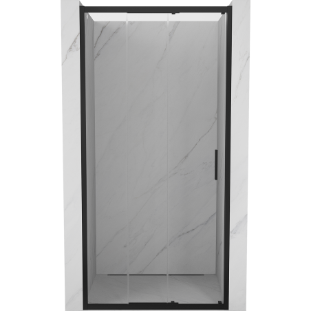 Mexen Exo-3S porte de douche coulissante 95 cm, transparente, noire - 8153-095-000-70-00