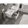 Mexen Orio armoire de salle de bain 50 cm avec lavabo Otis, 1 tiroir, blanc brillant - 91A10-05023-1-BF00-W18M00