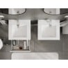 Mexen Orio armoire de salle de bain 50 cm avec lavabo Otis, 1 tiroir, blanc brillant - 91A10-05023-1-BF00-W18M00