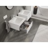Mexen Orio armoire de salle de bains 50 cm avec lavabo Otis, 1 tiroir, blanc mat - 91A10-05023-1-BF01-W18M01