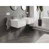 Mexen Orio meuble de salle de bain 50 cm avec lavabo Vela, 1 tiroir, blanc brillant - 91A10-05023-1-BF00-W23M00
