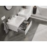 Mexen Orio meuble de salle de bain 60 cm avec lavabo Otis, 1 tiroir, blanc brillant - 91A10-06023-1-BF00-W18M00