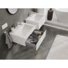 Mexen Orio meuble de salle de bains 60 cm avec lavabo Otis, 1 tiroir, blanc mat - 91A10-06023-1-BF01-W18M01