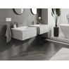 Mexen Orio armoire de salle de bain 60 cm avec lavabo Otis, 1 tiroir, gris mat/blanc mat - 91A10-06023-1-BF62-W18M01