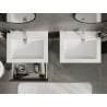Mexen Orio meuble de salle de bain 60 cm avec lavabo Otis, 1 tiroir, graphite mat/blanc mat - 91A10-06023-1-BF66-W18M01